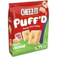 thumbnail image 2 of ( 2 Pack ) Cheez-It Puff'd Cheesy Baked Snacks Bag - White Cheddar, 5.75 Oz, 2 of 6