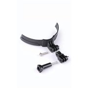 Motorcycle Helmet Chin Mount Compatible with Sports Cameras He-ro 11/10 and Most Action Cameras Stable POV Shooting Bracket