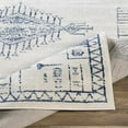 thumbnail image 6 of Mark&Day Area Rugs, 9x12 Sandebuur Global Dark Blue Area Rug (9' x 12'3"), 6 of 6
