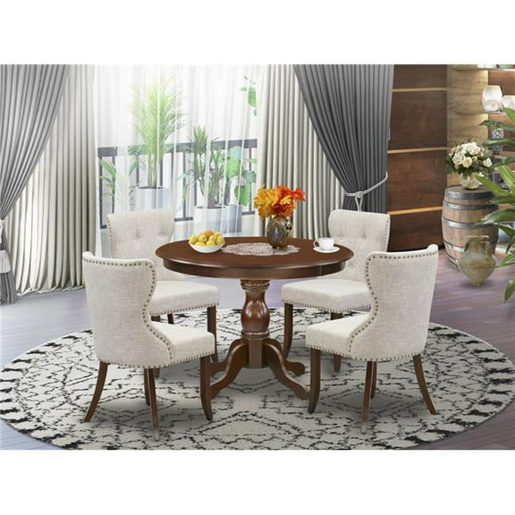 5 Piece Hartland Dining Room Set - Mahogany