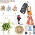 thumbnail image 5 of 3 Resin Flower Wall Hooks (3 Colours), Decorative Robe Hooks, Beautiful Rose Shaped Hooks For Hanging Scarf Bags, Coats, Keys, Towels, Handbags, Hats., 5 of 5