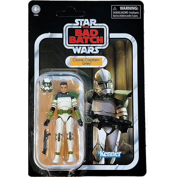 Star Wars Vintage Collection Clone Captain Grey Action Figure
