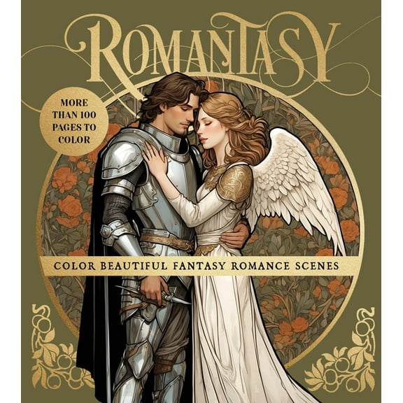 Chartwell Coloring Books Romantasy Coloring Book: Color Beautiful Fantasy Romance Scenes - More Than 100 Pages to Color, (Paperback)