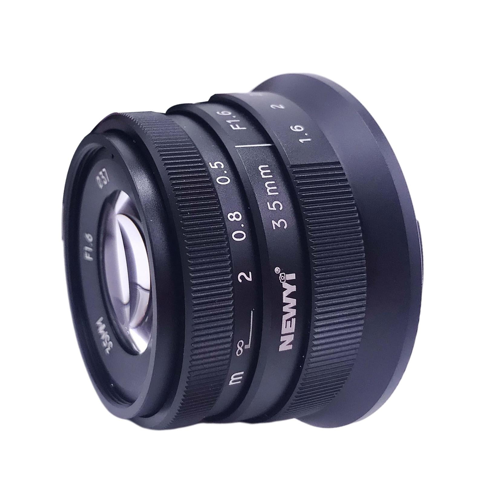 Tnarru 35mm f/1.6 APSC Lens for A6500 A6300 A6000 A5100 NEX-3 NEX-5K NEX-5N NEX-5T A7 A7II A7R A7S, covers for APS-C sensor with no vignetting.