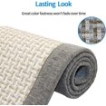 thumbnail image 3 of Twill Kitchen Mat Kitchen Rugs Set of 2 Kitchen Rugs and Mats Non Skid Washable Kitchen Floor Rugs for in Front of Sink Heavy Duty Standing Mat Kitchen mats for Floor Countertop Fridge Indoor Grey, 3 of 5