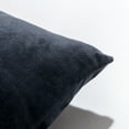 thumbnail image 4 of NT Bay Charcoal Gray Velvet Pillowcases, (2 Count), 4 of 5