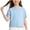 Light Blue A1, variant on Shirts for Boys Fashion Crewneck Short Sleeve Pullover Basic Tops Summer Tees Boys Clothes Size 2-15
