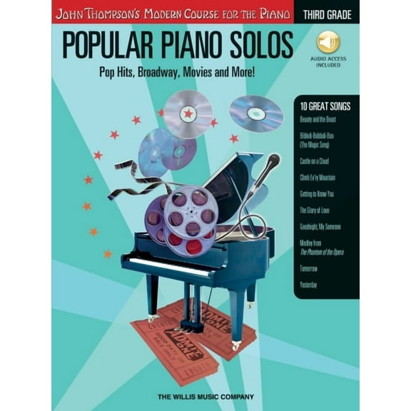 John Thompson's Modern Course for the Piano: Popular Piano Solos - Third Grade Book/Online Audio (Other)