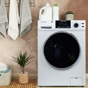 Equator All-in-One 4600 Washer Dryer Combo, Ventless/Vented, Pet Cycle, 1.62 cu.ft / 15 lbs, 110V, White