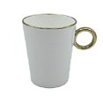 thumbnail image 1 of Elegance 380ml Simplicity Collection White Porcelain Gold Trim Coffee Mug, 1 of 2
