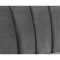 thumbnail image 4 of Pemberly Row 141" Curved Symmetry Modern Velvet Sectional Sofa in Gray, 4 of 7
