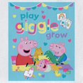 thumbnail image 2 of CafePress - Peppa Pig: Play Giggle Grow - Cute Cotton Cloth Baby Bib, Toddler Bib, 2 of 2