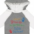 thumbnail image 4 of Inktastic Salsa Dancer Future Boys or Girls Long Sleeve Baby Bodysuit, 4 of 5