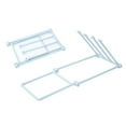 thumbnail image 3 of Agiferg Kitchen Bathroom Multifunctional Towel Rack Hanger Collapsible Plastic Rack, 3 of 4