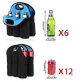 thumbnail image 1 of Tal Juego de 1 bolsa de transporte de vino de neopreno aislada + paquete de 7 bolsas de transporte de latas de agua y cerveza (azul) ShuxiuWang 8390605209819, 1 of 1