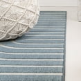 thumbnail image 4 of JONATHAN Y SCANDINAVIAN 8 x 10 Area Rug, Anders Arch Stripe Two-Tone - Navy/Cream, SCN107A-8, 4 of 10