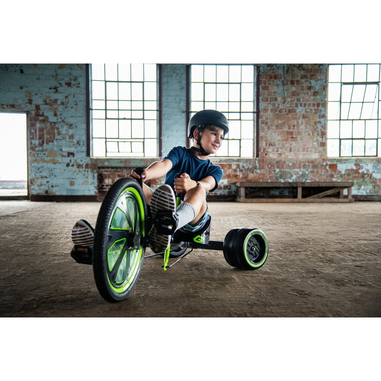 Huffy Green Machine 20-inch 3-Wheel Tricycle in Green and Gray 