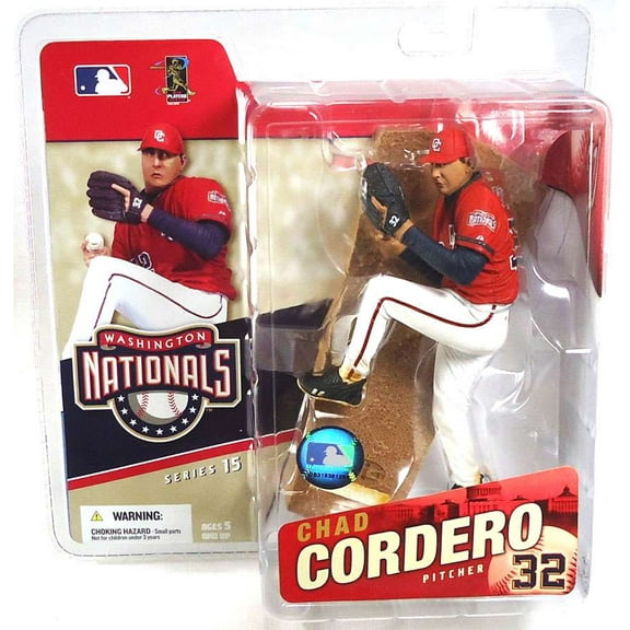 McFarlane MLB Sports Picks Series 15 Chad Cordero Action Figure (Red Jersey)
