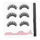 thumbnail image 2 of 3 Pairs False Eyelashes Liquid Eyeliner Tweezers Set Waterproof Eye Makeup Tools3D-03, 2 of 5