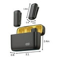 thumbnail image 3 of SuoKom Microphone Sans Fil Microphone Lavalier Sans Fil 2 Mini Microphones Microphone à Revers Sans Fil pour Enregistrement Vidéo Android/IOS Entrevue Vlog Microphone Lavalier 2 Tx+1 Rx, 3 of 8