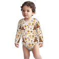 thumbnail image 2 of Xecao Cute Bee Honey Jar Hive Bear Print Baby unisex-baby Cotton Long-sleeve Bodysuits-2 Years, 2 of 6