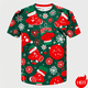 thumbnail image 4 of Camiseta con estampado de Feliz Navidad en 3D para hombre, camisetas informales de manga corta, camisetas gráficas de Navidad Unisex, ropa para hombre, Tops, nueva moda, 4 of 5