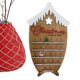 thumbnail image 2 of Calendario de Adviento colgante de Navidad para 24 días, decoración de cuenta regresiva de Navidad, Papá Noel rojo y blanco, copo de nieve, alce, diseño de madera, 2 of 4