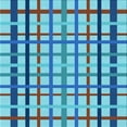 thumbnail image 1 of Ahgly Company Machine Washable Indoor Square Transitional Windows Blue Area Rugs, 6' Square, 1 of 7