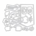 thumbnail image 1 of Plantilla De Grabado En Relieve Para álbum De Recortes, Troqueles De Corte De Metal De Navidad, Plantilla De Grabado En Relieve Para Hacer Tarjetas, Tarjeta De Bricolaje De ANGGREK Christmas Metal Cutting Dies, 1 of 8