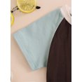 thumbnail image 4 of Kmbangi Baby Boy Contrast Color T-shirt Short Sleeve Crew Neck Summer Tops Casual Daily 0-3Y, 4 of 8