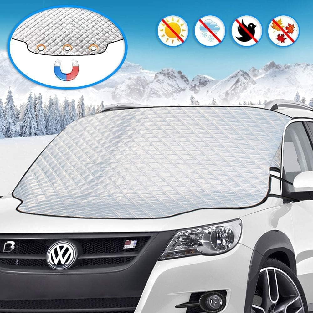 Pare-soleil Pare-brise Voiture Pliable 140x70 Cm – Anti-UV, Isolation Thermique, Pour La Plupart Des Véhicules