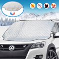 thumbnail image 1 of Pare-Brise Avant Voiture, Magnétiques Bâche Pare Brise, Pare-Soleil Anti Givre Neige Anti Glace UV Soleil Protection Repliable Universelle pour Voiture SUV(193 * 126cm), 1 of 5