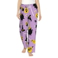 thumbnail image 2 of Lsque Cute Halloween Print Women's Pajama Pants, Lounge Pant - Comfortable Home Wear,Elastic Waistband, Stylish Design-Large, 2 of 9
