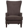 thumbnail image 3 of Picket House Furnishings Chaise d'Appoint Kegan en Chocolat, 3 of 10
