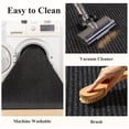 thumbnail image 4 of Enyhom 2'x8' Runner Rug for Hallway, Washable Non Slip Kitchen Runner Rugs for Entryway, Laundry Room, Black/Gray, 4 of 7