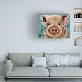 thumbnail image 3 of Hippie Hound Studios 'Pig Octavia' Canvas Art, 3 of 3