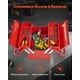 thumbnail image 4 of Caja de herramientas VEVOR Metal de 2 niveles, 3 bandejas, 14 pulgadas, con asa y cierre, roja, 4 of 9