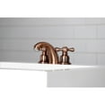 thumbnail image 4 of Kingston Brass KB946AX Victorian Mini-Widespread Bathroom Faucet, Antique Copper, 4 of 5