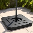 thumbnail image 2 of Costway 274 LBS Cantilever Patio Umbrella Base with Handles, Weighted Base for Outdoor, 2 of 10