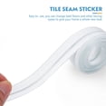 thumbnail image 4 of MasteelfCA 1 Roll Waterproof Bathroom Seam Sticker Self-adhesive Kitchen Sink Tape, 4 of 8