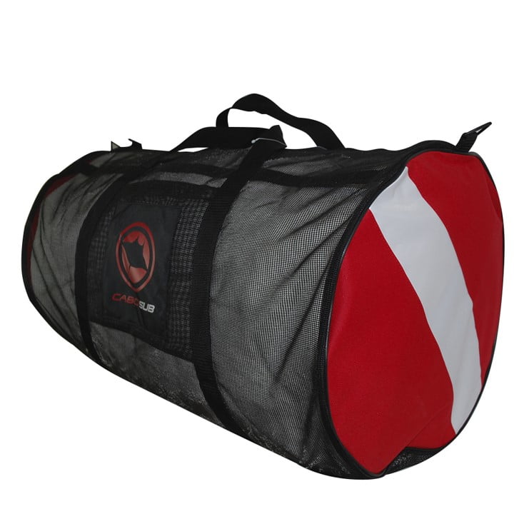 Bolso De Buceo Modelo : Malla Apnea Grande.