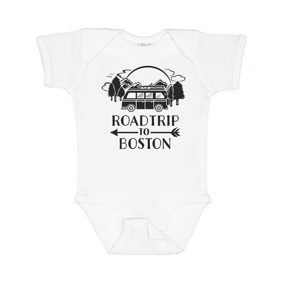 Inktastic Road Trip To Boston Boys or Girls Baby Bodysuit