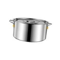 thumbnail image 1 of Stainless Steel Soup Pot Composite Bottom Stockpot Cookware Brine Bucket Suitable for All Stoves Multipurpose Cooking Pot for Hotel Canteens 3.5L, 1 of 8