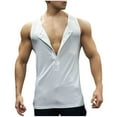 thumbnail image 2 of Bzhegqhd Men's Summer Casual Sleeveless Fitness and Sports Comfortable Round-Neck Tank, 2 of 8