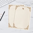 thumbnail image 5 of 100 Sheets Writing Paper, Stationery Paper with Lines Letter Writing Paper for Office Home School Wedding Invitations, 5 of 5