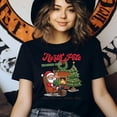 thumbnail image 3 of North Pole Readers Club T-Shirt | Santa Reading by Fireplace Christmas Tee, Gold, Size M, 3 of 6
