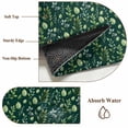 thumbnail image 2 of Dark Green Leaves Area Rug 3x5 Washable Rug Non Slip Pastoral Watercolor Botanical Plant Large Area Rug Indoor Floor Carpet for Entryway Bedroom Kitchen Living Room Home Office Dining Room Nursery, 2 of 8