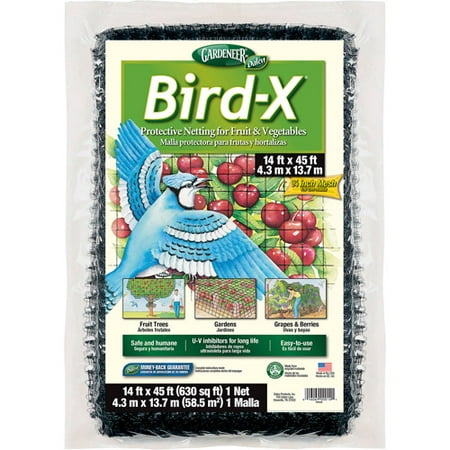 Leaf Netting - Gardeneer Bird-X Netting, 14ft x 45ft