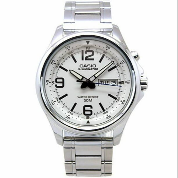 casio light blue watch