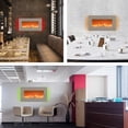 thumbnail image 6 of Northwest Electric Fireplace with Remote and Adjustable Heat (Silver), 6 of 9